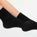 3 Pairs Mid-Tube Cotton Tabi Toe Socks Unisex Split Toe Socks for Men Women Comfortable Elastic Fit for Yoga Sports and Casual Wear