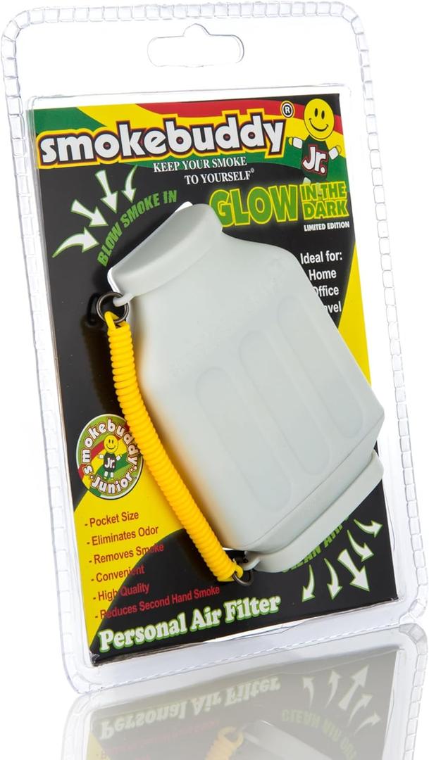 Smoke Buddy Junior Glow White in Dark Personal air Filter