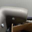 Pamo Babe Portable Playard,Sturdy Play Yard with Padded Mat and Toy bar with Soft Toys (Grey)