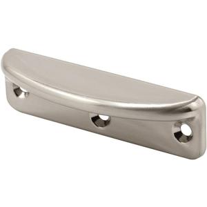 Prime-Line F 2882 Deluxe Sash Lift, 3-3/16 In., Wrought Steel, Satin Nickel, Decorator (2 Pack)