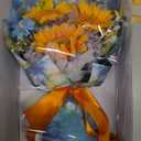Forever Flowers for Delivery - Preserved Sunflowers Bouquet, Green Sunflowers That Last 3 Years, Eternal Flowers Bouquet, Mothers Day Gifts for Mom Grandma Wife, Anniversary Birthday Gifts for Women