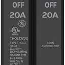 ABB Q-Line THQLT2020 Tandem Circuit Breaker  20A/1P & 20A/1P Dual Circuit Breaker for Single Slot  120/240V, 10 kAIC  Plug-in Mount  for Residential & Commercial Use