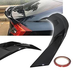 Rear Spoiler Compatible with Honda Civic Trunk Spoiler Wing Glossy Black HIGHKICK Duckbill Trunk Spoiler Wing 2022 2023 2024 2025