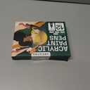 2 x ARTISTRO 12 Regular Paint Pens for Glass Marking, Rock Painting, Ceramic, Wood, Fabric, Scrapbooking, DIY Craft Making, Coloring - Acrylic Paint Markers Medium Tip 3mm (Multicolor)