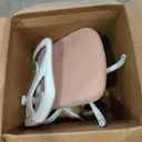 Office Chair-Mesh Computer Desk Chair Comfy, High-Back Gaming Chairs with 3D Headrest & Lumbar Support(White Pink)