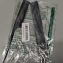 Professional Black Carbon Fiber Teasing Comb, Fine and Wide Tooth Hair Barber Comb For All Hair Types