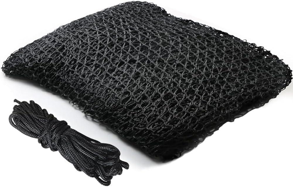 Golf Net for Hitting Practice, 10Ft to 50Ft Golf Ball Netting with 33Ft Hanging Nylon Rope,Also Use as Baseball, Hockey, Soccer, LAX Sport Net,Indoor and Outdoor. (10*10 FTNew Version)