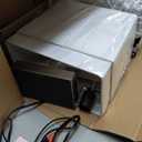 Table Lamp Set of 2 with USB C+A Ports & AC Outlet, Bedside Lamps, Modern Bedroom Lamps, Silver Lamps for Night Stands Bedroom Living Room,Nightstand Lamp