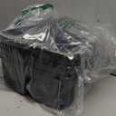 Storex 2-Compartment Large Cleaning Caddy  Multipurpose Supply Organizer with Handle - Black, 1-Pack (00973A06C)