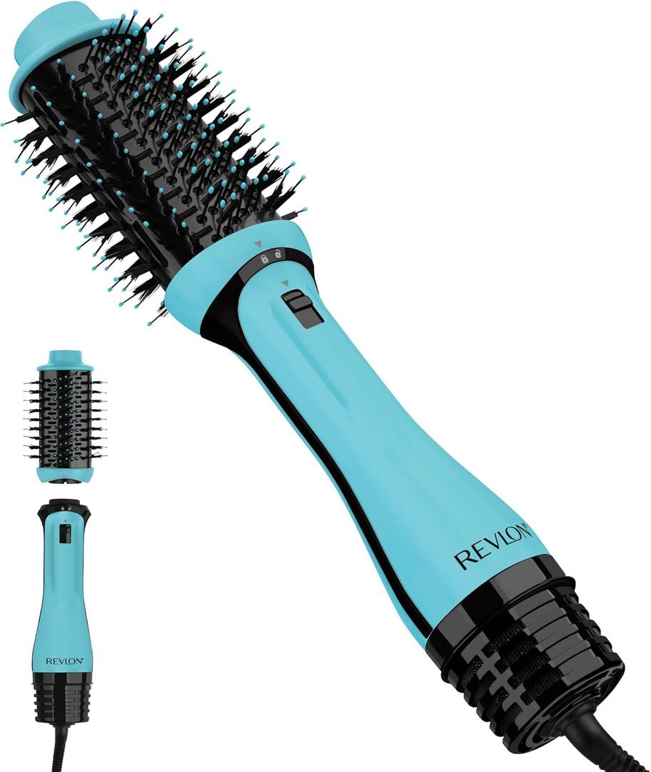REVLON One Step Volumizer PLUS Hair Dryer and Styler | More Volume, Less Damage, and More Styling Control for Easy and Fast Salon-Style Blowouts, Plus Travel Friendly (Mint)