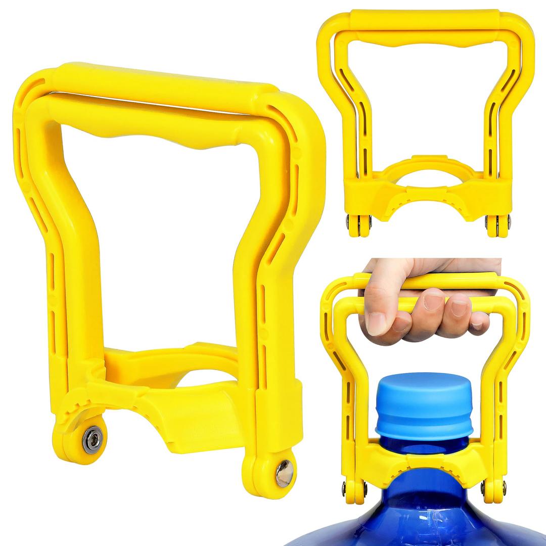 2-Pack 5 Gallon Water jug Holder5 Gallon Bottled Water Dispenser Helper, Yellow