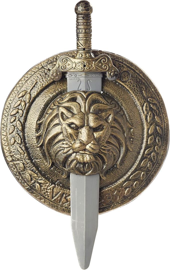 California Costumes Gladiator Combat Shield and Sword (One Size, Multi)