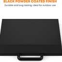 Stanbroil Hard Cover Hood for Cuisinart CGG-501 Gourmet Gas Griddle, Powder Coated Steel Griddle Lid with Handle, Black