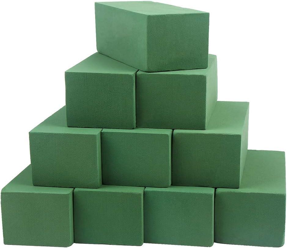 LOMIMOS 10PCS Floral Foam Bricks,Florist Blocks Supplies for Flower Arrangement DIY Craft