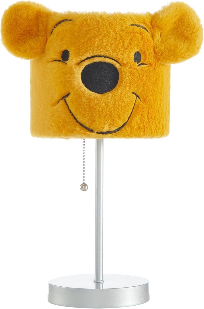 Idea Nuova Disney Winnie The Pooh Figural Plush Shade Table Lamp, 7"D x 7"W x 15.5"H