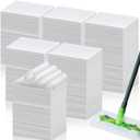 Zubebe 600 Pcs Sweeper Dry Mop Refills Disposable Mop Pad Refills, Floor Wipes Dry Sweeping Cloths Dry Duster Cloths for Floor Cleaning and Mopping