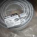 10/3 MC Cable 100 FT, Metal Clad Electrical Wire with Green Insulated Ground, 10 AWG Solid Pure Copper Conductors, Aluminum Armor Real THHN/THWN, 600V 90°C Indoor/Outdoor Rated UL Listed
