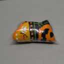 ANIAC Halloween Small Dog Sweater Pumpkin Cat Turtleneck Knitwear Warm Pet Halloween Costume Pumpkin cat Outfit Holiday Puppy Dog Clothes for Girl Boys (Black+Orange, X-Small)