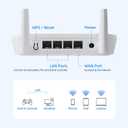 U-SPEED N300 WiFi Router 2.4G Easy Setup Wireless Internet Network Router, Supports Wireless Repeater, WISP, Up to 300Mbps for Home and Office