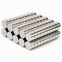 Neodymium Disc Magnets 6mm x 3mm (1/4x1/8 inch) N48 100 Pack | Rare Earth Round Magnets for Fridge, Whiteboards, Notes, Photos & Home Office Organization