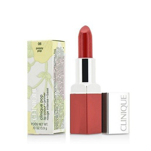 Clinique Pop Lip Color + Primer, No. 06 Poppy, 0.13 Oz