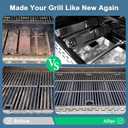 Adviace Replacement Parts for Nexgrill 720-0898, Drip Pan Grease Tray, Grill Heat Plates, Burner Tubes and Igniter, Grill Grates for Nexgrill 720-0898 Deluxe 6 Burner Gas Grill