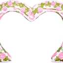 9Ft Tall Valentine Inflatables Outdoor Decorations, Valentines Blow Up Love Heart Archway Yard Decor with Build-in 9 Led Light for Indoor Outdoor Beach Lawn Garden Wedding Anniversary Party (Pink)