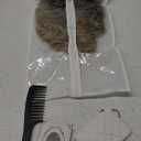 Short Ombre Blonde Curly Bob Wig with Bangs for Women, Side Part, Real Human Hair, Dark Roots, Lightweight, Tangle-Free for Daily Use (Dirty Blonde, 12-14 inch)