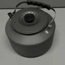 Bulin Camping Kettle, 2.2L Large Portable Stovetop Tea Kettle Fast Heating Boiling Hot Water for Open Fire Lightweight Coffee Pot with Anti-Scald Handle & Carry Bag for Outdoor Hiking Picnic Travel