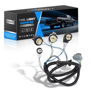 WEILEITE Right Passenger Side Tail Light Direct Wiring Harness Kit Compatible with Chevy Silverado 1500 1500HD 2500HD 3500 2003-2007 Replace 16531402