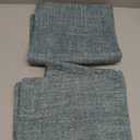 MIULEE Pack of 2 Decorative Linen Burlap Coastal Pillow Covers Farmhouse Boho Accent Pillowcases for Sofa Car Couch Bedroom Living Room Decor 18x18 Inch Teal