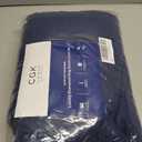 Duvet Cover Oversized King Size - Extra Soft Oversized King Size Duvet Cover - Lightweight, Breathable & Cozy w/ Zipper Closures and Ties - 120" x 98" Inches - (Navy Blue) Comforter Not Included