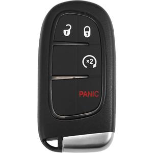 X AUTOHAUX 433MHz GQ4-54T Replacement Keyless Entry Remote Car Key Fob for Jeep Cherokee 2014-2022 4 Buttons W/Door Key 4A Chip GQ454T