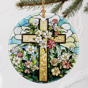Beautiful Cross Christmas Ornaments: Christmas Tree Ornaments & Holiday Decor  Religious Gifts, Perfect Holiday Presents & Gift Ideas for Christian, Friend, Coworker, and FA