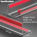 Clear Self-Adhesive Wall Corner Guards Walls Edge Protector & Corner Protectors for Wall, Furniture Corner, Door Easy to Install for Baby (10, 1in x 39.5in)