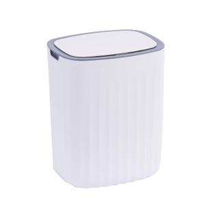 ELPHECO 3.5 Gallon Waterproof Motion Sensor Bedroom Trash Can with Lid Bathroom Decor, Automatic Garbage Bin Bathroom Accessories for Bathroom Living Room Office, Grey