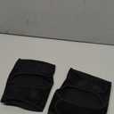 Soft Dance Knee Pads for Kids Women Men, Volleyball Knee Pads for Women Men Wrestling Gear, Knee Protector Crash Pad Snowboarding Gear with Adjustable Bands (Black, Medium)