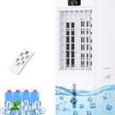Swamp Cooler, 6L Windowless Portable Air Conditioners, 4 Modes & 3 Speeds, 3-IN-1 Evaporative Air Cooler with 4 Ice Packs, 12H Timer, Remote, Auto Oscillating, Quiet Cooling Fan