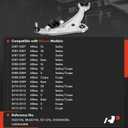 A-Premium Front Right Lower Control Arm, with Ball Joint & Bushing, Compatible with Nissan Altima 2007 2008 2009 2010 2011 2012 2013