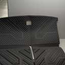 LASFIT Backrest Mat & Cargo Mat for Volkswagen VW Atlas 2018-2026, 2nd Row Bench seat, All Weather TPE Custom Fit Trunk Liners for VW Atlas Accessories Seatback Mats, Black, Easy to Clean