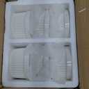 MALACASA Ramekins 6 oz Oven Safe, Porcelain Creme Brulee Ramekins Pudding Custard Cups Small Ceramic Souffle Dishes Ramakan Ramiken Ramicans Baking Bowls Set of 6, White, Series RAMEKIN-DISH