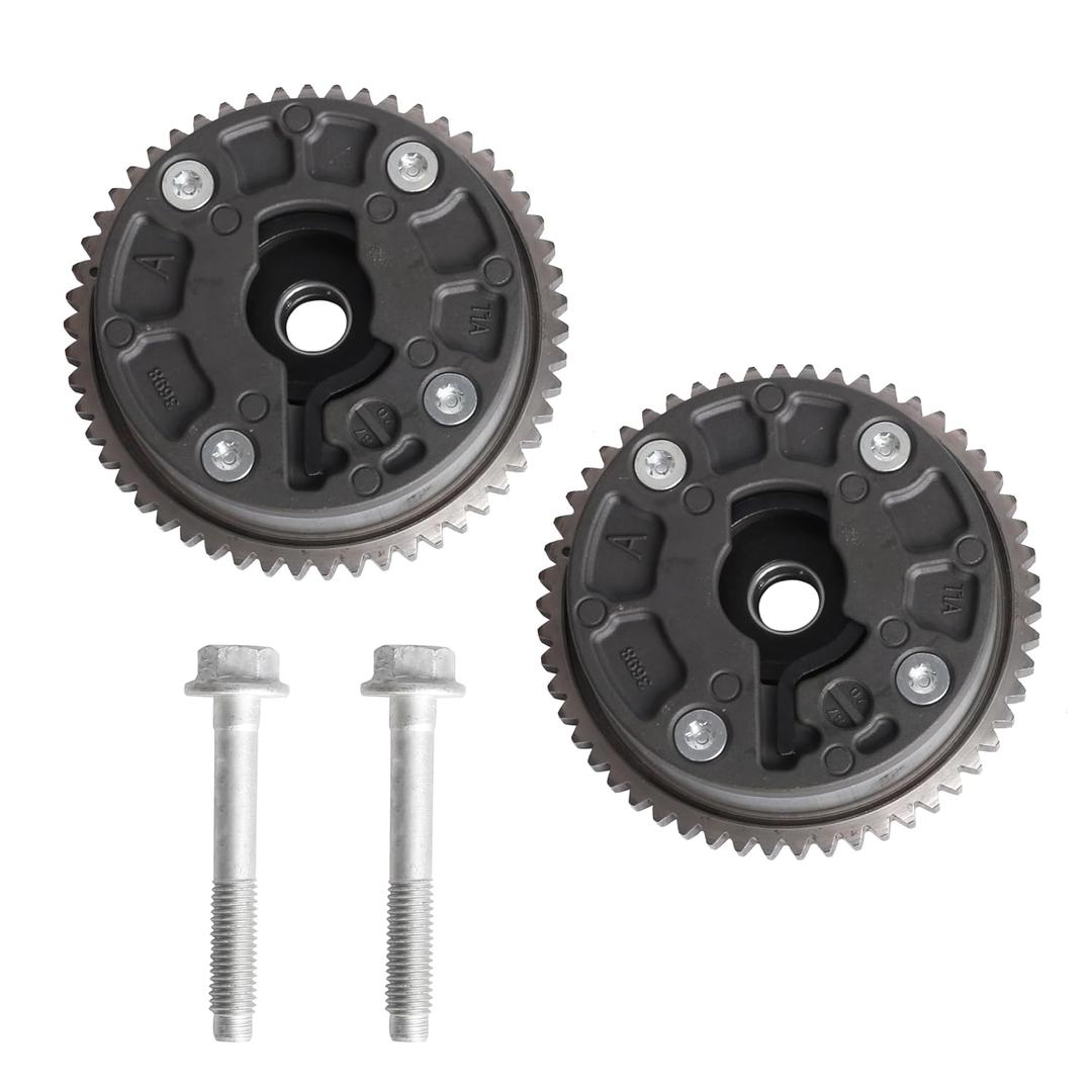 2 PCS,12643698,Camshaft Adjuster Phaser Sprocket Gear,Intake & Exhaust Variable Valve Timing VVT for Buick Encore 16-19,for Chevy Cruze/Malibu/Spark/Trax,16-22,OE 916638 VVT632 12655753 12701510