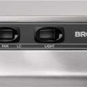 Broan-NuTone 413004 Non-Ducted Ductless Range Hood with Lights Exhaust Fan for Under Cabinet, 30-Inch, Stainless Steel