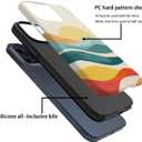 Case Compatible with iPhone 14 Plus, Sunrise Mountain Peak Girl Hybrid 2-Layer Hard Shell + Silicone Protective Case -Scratch-Resistant Shockproof for iPhone 14 Plus