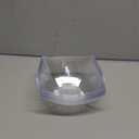 R-kay 6 Pack Square Plastic Serving Bowls - Clear Plastic bowls 16 Oz - Disposable Serving Bowls Heavy Duty For Weddings Catering And Birthday parties