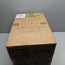 OlarHike 48QT Stackable Storage Bins with Lids - Folding Storage Boxes with Doors and Wheels, Collapsible Plastic Storage Organizer for Closets, Storage and Organization, 6 Pack Cubes