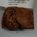 80s Women Beehive Wig Long Wavy Ginger Bouffant Synthetic Hair Wigs for Married Housewife Big Red Vintage Costume Cosplay Halloween Party (Auburn)