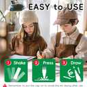 Acrylic Paint Pens Markers Set, 72 Colors Extra Fine Tip Point Acrylic Paint Markers for Textile, Rock Painting, Canvas, Wood, Ceramic, Glass, Stone, Fabric, DIY Crafts & Art Supplies