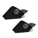 Clipper Guards Set 10 12 Compatible with Most Wahl Clippers, Extra Long Clipper Combs Replacement - 1.25", 1.5", Black Color