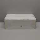 Mail Boxes for House Outside, RAINHOL White Mailboxes for Outside, Galvanized Steel Post-Mount Mailboxes, 19 x 8.7 x 6.7 Inches